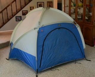 The North Face Windy Pass Ve24 Dome Tent Fly Bag Blue 4 Seasons Vtg 90s