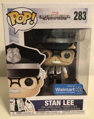 Funko Pop Stan Lee Winter Soldier Captain America - Walmart Exclusive