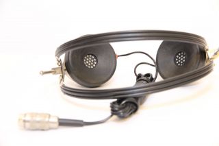 Vintage Telephonics Dantec TDH - 39P Headphones Audiometer Aviation Headset 10 Ohm 2