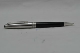 Lovely Montblanc Classic Black & Steel Doue Click Pencil - - Kl1168126