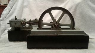 Vintage Stuart Horizontal Model Steam Engine 19 1/4 " Long