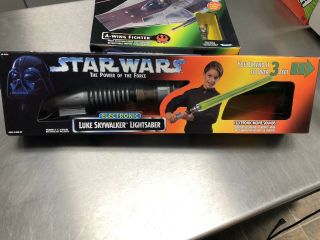 Star Wars Electronic Luke Skywalker Lightsaber The Power Of The Force Kenner