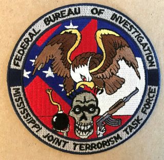Federal Bureau Of Investigation Mississippi Joint Terrorism Task Force Patch