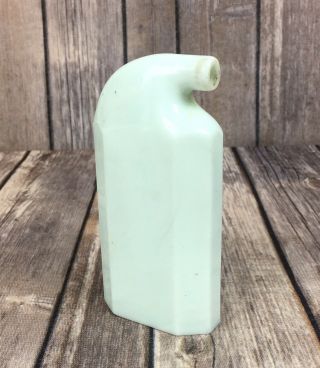 Vintage Odol Tooth Powder Milk Glass Bottle Dental Collectible Dental Hygiene