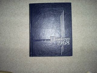 1968 University Of Iowa Hawkeye Yearbook Annual