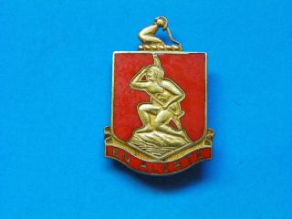Wwii Sterling Massachusetts National Guard Hat Pin