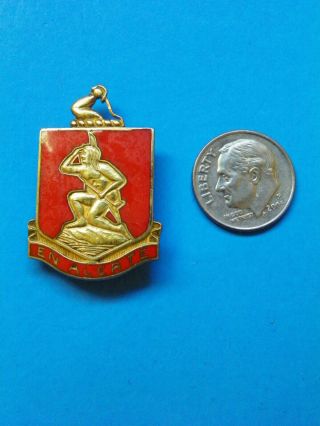 WWII STERLING MASSACHUSETTS NATIONAL GUARD HAT PIN 3