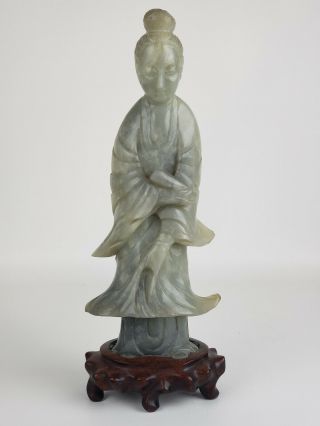 Wonderful Antiques Chinese Carved Jade Statue
