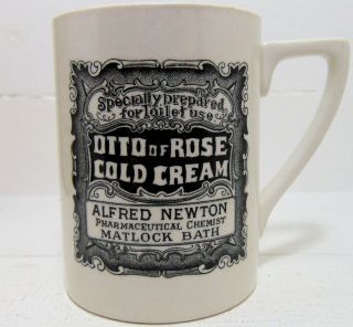 Alfred Newton Matlock Cold Cream Pot Lid Advertising Cup C1950 