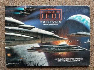 1983 Star Wars Return Of The Jedi Portfolio Production Paintings Set Of 20 (d3)