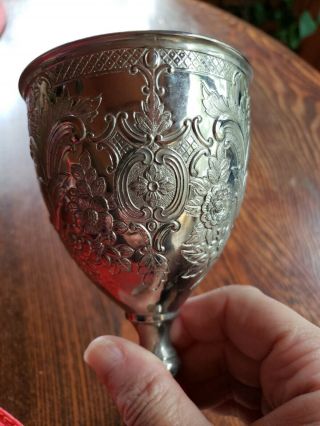 Heavy Metal Chalice Wine Goblet Cup Renaissance Drinking Vessel