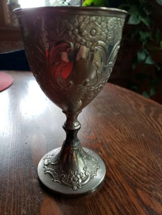 Heavy Metal Chalice Wine Goblet Cup Renaissance Drinking Vessel 3