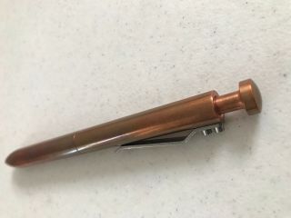 Karas Kustoms Bolt Pen V2 Copper - Gently (with Three Ink Refills)