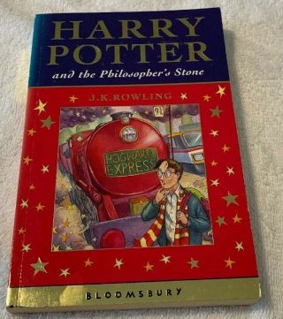 Harry Potter Philosopher’s Stone Book Novel 1st Edition Print 2001 Not 1997