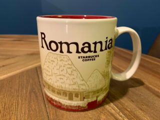 Starbucks Romania Mug - Global Icon Series - - Rare - Discontinued