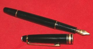 Vintage Meisterstuck 4810 Montblanc 14kt Nib Fountain Pen Excel Shape