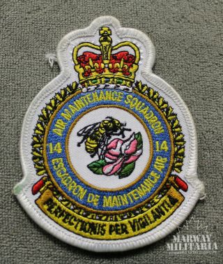 Caf Rcaf,  14 Air Maintenance Squadron Jacket Crest / Patch (19869)