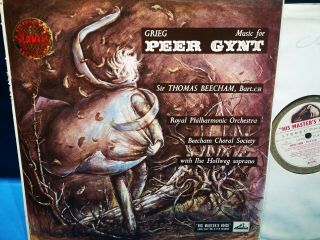@hmv Asd 258 White/gold Grieg: Music From Peer Gynt Rpo /beecham Nm