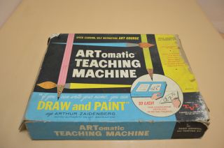 Vintage Artomatic Teaching Machine 9991 Basic Drawing & Painting
