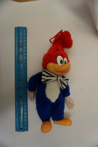 Signed Walter Lantz Productions 1982 Woody Woodpecker Plush Doll Toy