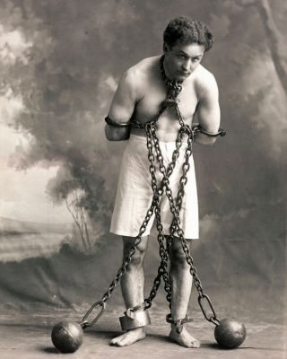 The Great Harry Houdini - 8x10 B&w Photo