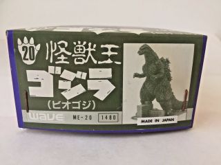 Wave 20 Godzilla 1989 Diorama Set Metal Figurine (rare Vintage Metal Kit)
