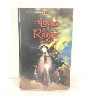 Vintage Ralph Bakshi Lord Of The Rings Animated Film Vhs 1978