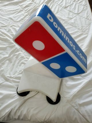 Domino’s Pizza Delivery Car Topper Magnetic Light Sign Ledv2 Plastic