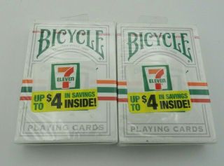 - 2 Decks - Bicycle 7 - Eleven Playing Cards