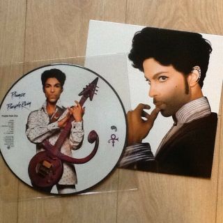 Prince.  Purple Rain Live 10 " Picture Disc