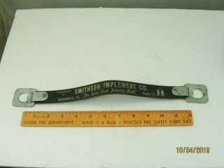 Ih Smithson Implement Co Shelbyville Ill Battery Carrier Strap International