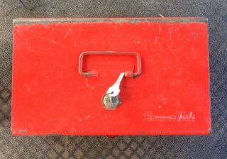 Vintage Snap On Kra65 - B Sliding Drawer Tool Box Cash Kra With Key