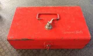 Vintage Snap On KRA65 - B Sliding Drawer Tool Box Cash KRA With Key 2