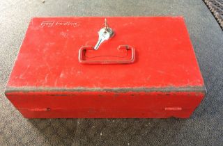 Vintage Snap On KRA65 - B Sliding Drawer Tool Box Cash KRA With Key 3
