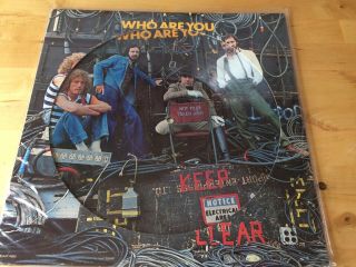 The Who - Who Are You Picture Disc Vinyl Record (1978)