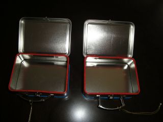 2 DC Comics Superman Mini Lunch Box Ornaments 3