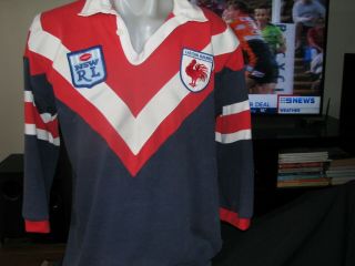Nswrl Authentic Eastern Suburbs Roosters Vintage Jersey