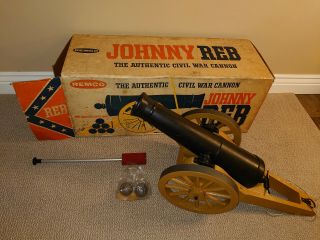 Remco Johnny Reb Authentic Civil War Cannon Box