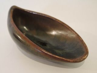 Vintage 12cm Danish Saxbo Pottery Bowl Pipe Rest By Erik Rahr