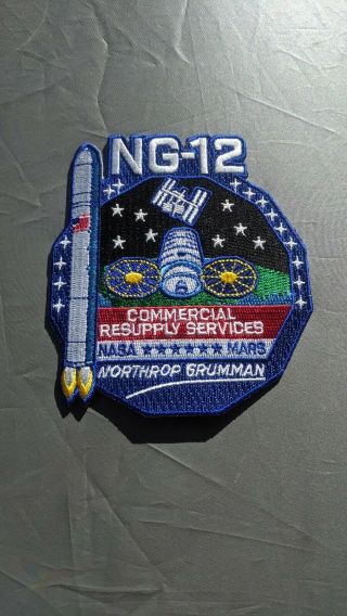 Nasa - Mars Northrop Grumman Ng 12 Mission Patch Ng12 Ng - 12