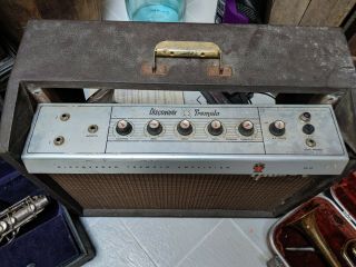 Vintage Gibson Tube Guitar ga 8t tremolo Amplifier with foot pedal 3