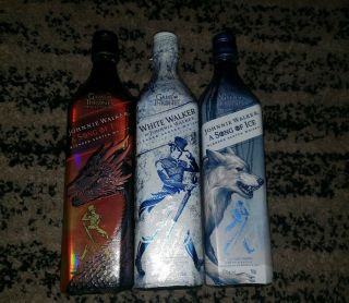 Johnnie Walker Special Game Of Thrones - White Walker,  Song Of Fire,  Song Of Ice
