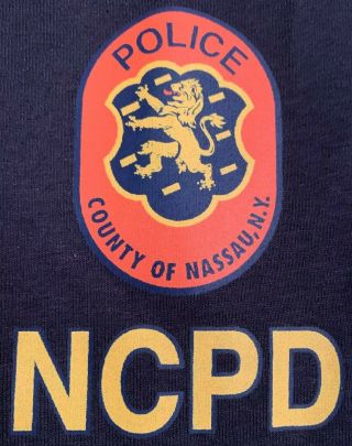 Ncpd Nassau County Police T - Shirt T - Shirt Sz Xl Nypd