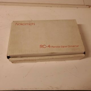 Vintage Nakamichi Rc - 4 Remote Signal Converter For 1000zxl Dragon & More