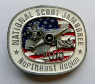 2010 National Scout Jamboree Northeast Region Belt Buckle -