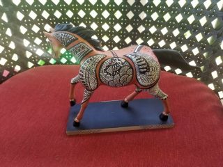 Trail Of Painted Ponies 2010 Zuni Mare Hand Painted Figurine