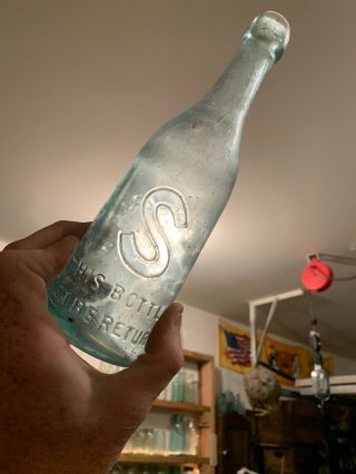 Vintage Seitz Bros Easton Pa Blob Top Bottle