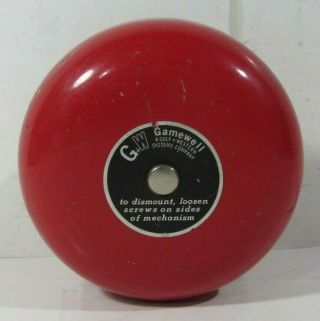 Vintage Gamewell Alarmtronics Audible Signal Fire Alarm Bell