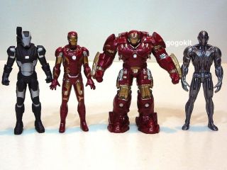 Takara Tomy Metal Marvel Avengers Iron Man 43 Hulkbuster War Machine Ultron Set