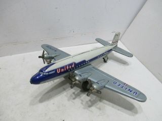 United Airlines Dc - 7 Mainliner Friction Made In Japan